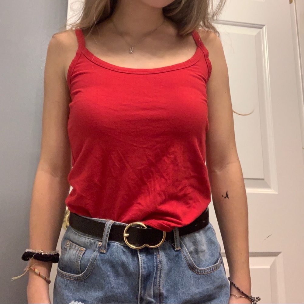 Simple Red Cami